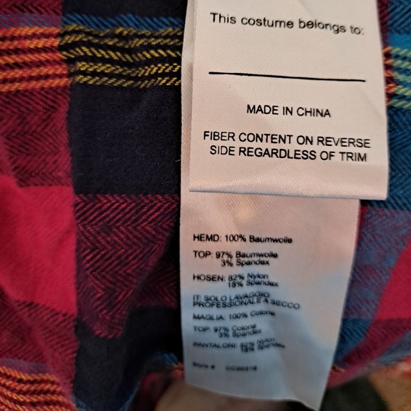 Revolution Multicolored Plaid Collared Open Front Long Sleeve Jacket - S - Picture 9 of 9